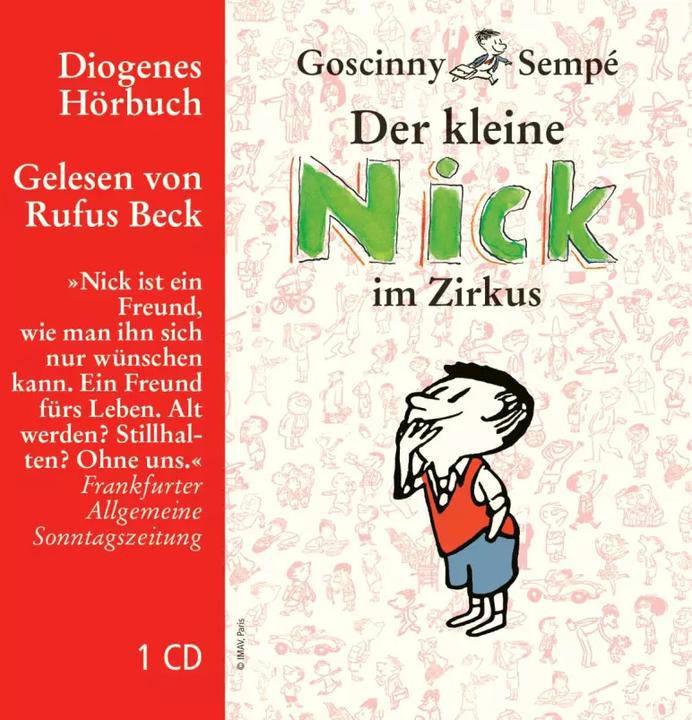 Produktbild Der kleine Nick im Zirkus (Jean-Jacques Sempé, René Goscinny, Hans Georg Lenzen, Rufus Beck, Deutsch)