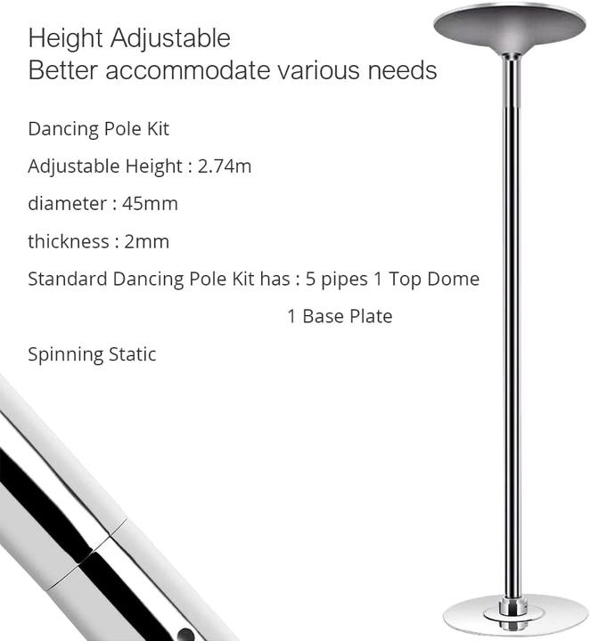 Produktbild Roluck Pole Dance Tanzstange, 45 mm