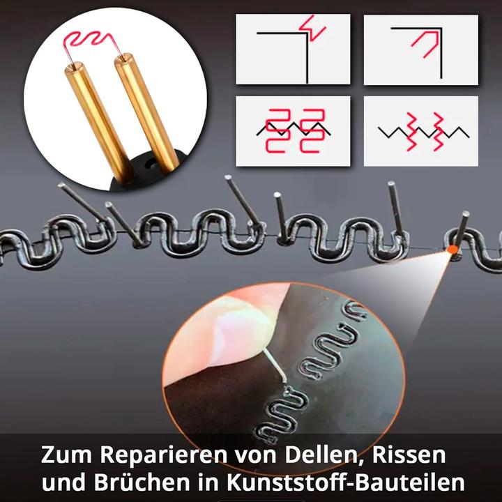 Actual product image Stahlwerk Plastic repair set Plastic welder Hot stapler Smart Repair