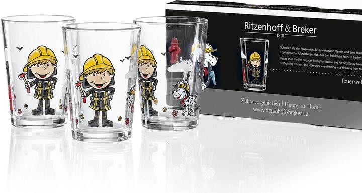 Actual product image Ritzenhoff & Breker Drinking Glass Fireman Bernie 3e