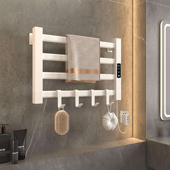 Actual product image Skylyzh Electric towel rail, Black Left