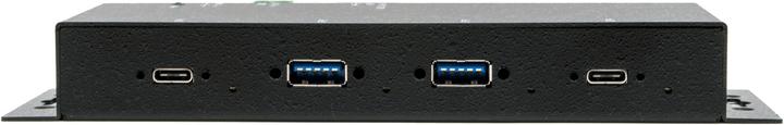 Actual product image Exsys GmbH USB 3.2 Gen2 Metal HUB with 4 Ports 2 x USB-C and 2 x USB-A Connector (USB-C, 4 Ports)