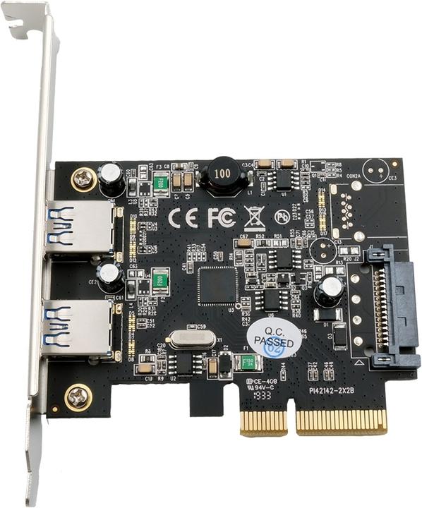 Immagine prodotto Exsys PCIe EX-12001-2, 2 porte USB 3.1 Gen2