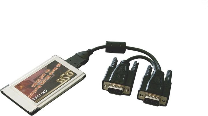 Produktbild Exsys EX-1352 PC-Card Adapter, 2x Seriell RS-232
