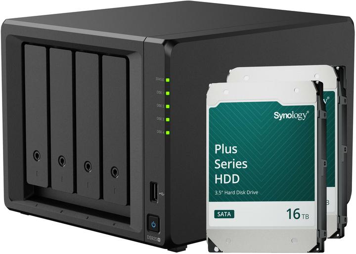Produktbild Synology DS925+ (2 x 16 TB, Synology HAT 33xx)