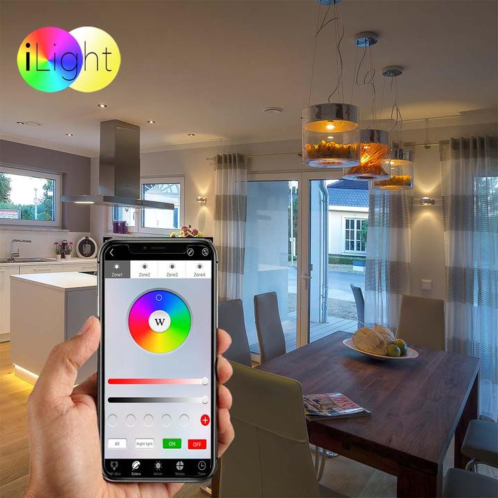 Image du produit iLight Télécommande pour ampoules et bandes RGB + CCT Noir