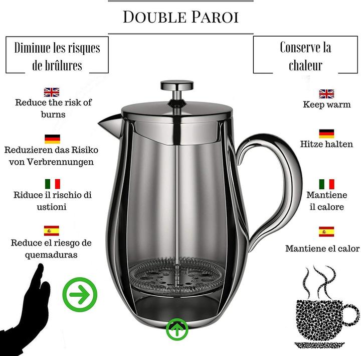Produktbild VeoHome French Press, 1L