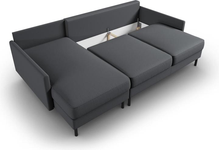 Actual product image Micadoni Left Corner Sofa With Bed Function And Box, "Scott", 5 Seats, 212x142x87Made in Europe (Corner sofa)