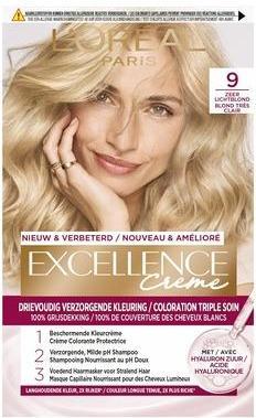 Produktbild L'Oréal Paris Excellence Creme 9 Zeer Hellblond 1 Stück (9 Zeer Hellblond)