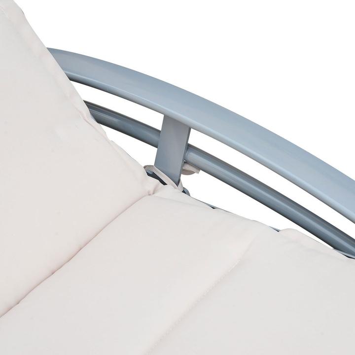Immagine prodotto Outsunny Sedia a sdraio in alluminio (170 cm)