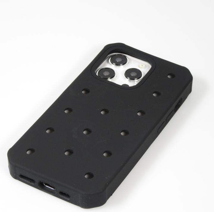Image du produit PhoneLook Coque Case épais en silicone avec des trous pour les stickers à fixer (Apple iPhone 14 Pro)