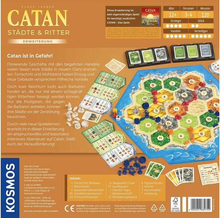 Produktbild Kosmos CATAN - Städte & Ritter (Deutsch)