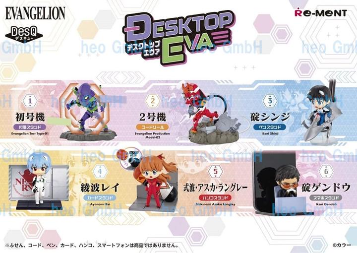 Image du produit Re-Ment Evangelion assortiment figurines DesQ Desktop EVA 6 cm (6)