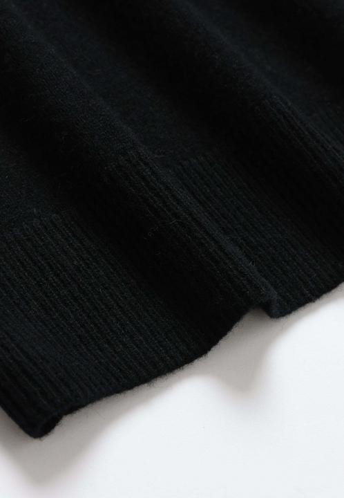 Immagine prodotto Bellemere Pullover Solid V-Neck Merino-Cashmere Sweater (L)