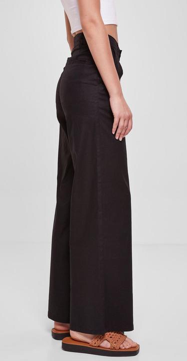 Image du produit Urban Classics Ladies High Linen Mixed Wide Leg Pants (33)