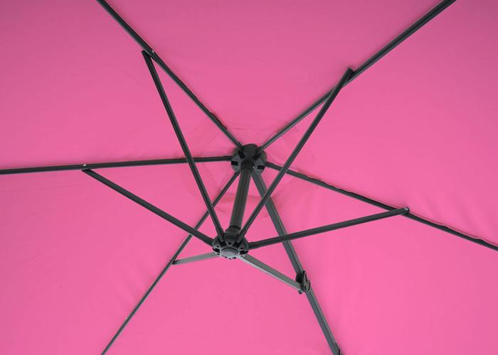 Image du produit Swisshandel24 Paravent Casoria, Parapluie balcon Parasol, 3m inclinable, polyester alu/acier 9kg pin (3 m)