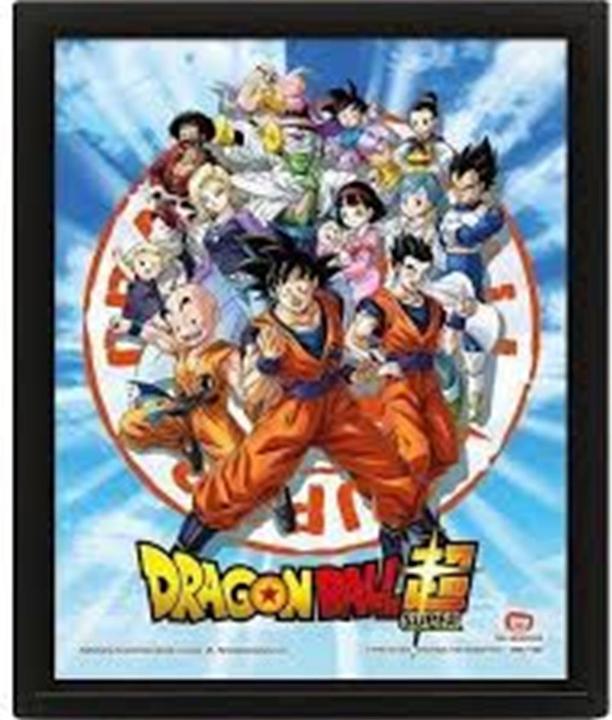Immagine prodotto Pyramid Framed 3D Cornice Dragon Ball Super Goku Z Fighters 26x20cm (26 x 20 cm)