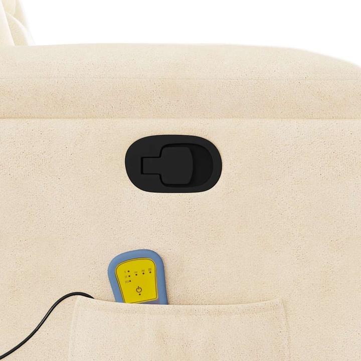 Produktbild VidaXL Massagesessel Beige Mikrofasergewebe