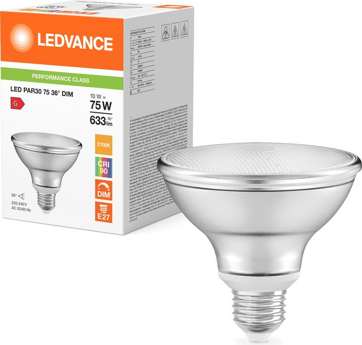 Actual product image Ledvance LED reflector lamp (E27, 10 W, 633 lm, 6 x, G)