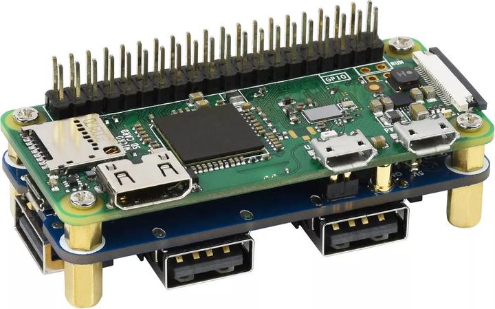 Actual product image WaveShare 4-Port USB Hat Hub