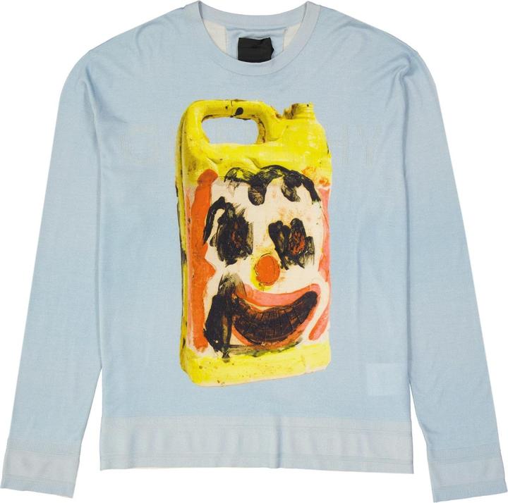 Actual product image Givenchy Wool And Silk Printed Sweater (L)