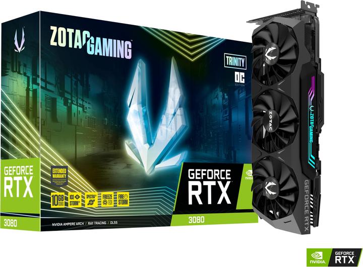 Produktbild Zotac GeForce RTX 3080 Trinity Gaming OC LHR (10 GB)