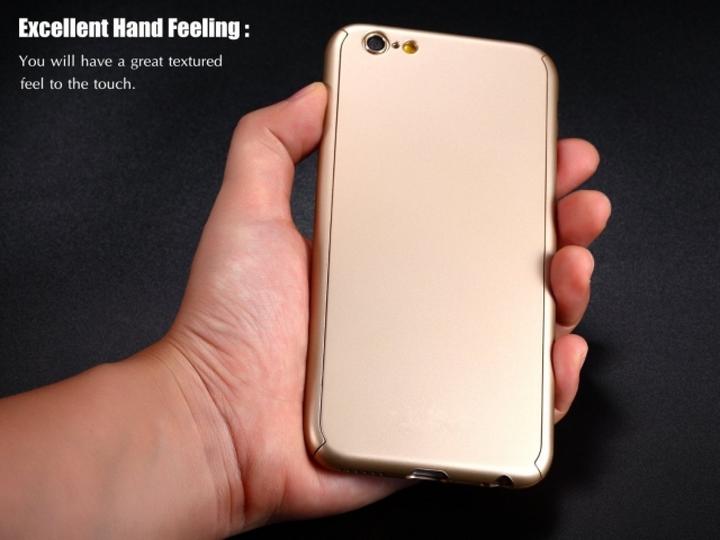 Image du produit Floveme Étui en verre blindé 360 degrés pour iPhone 6/6S Protection intégrale (1 pièce(s), Apple iPhone 6s)