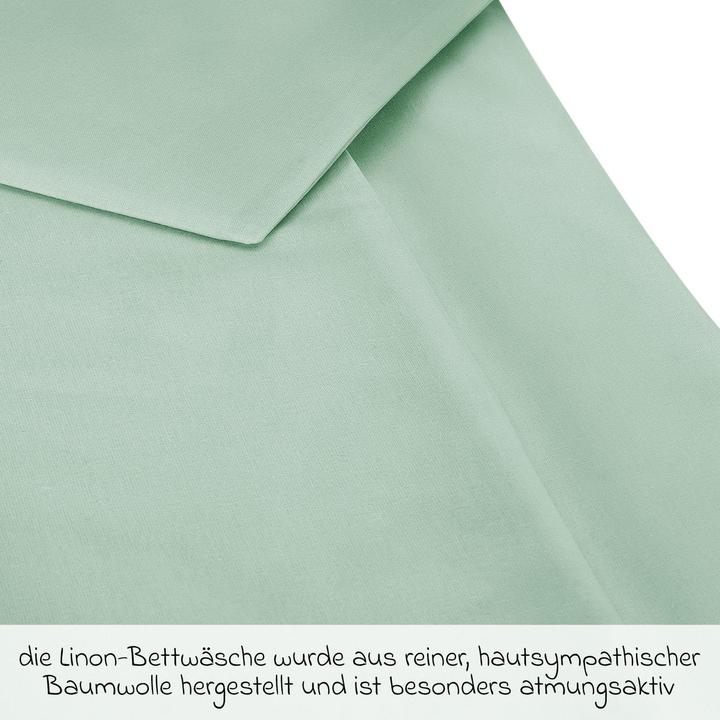 Produktbild Makian Babybettwäsche & Bettsets Bettwäsche 80 x 80 cm / 35 x 40 cm - Uni