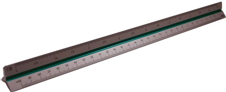 Produktbild Rumold Dreikantmassstab Aluminium 30cm (300 mm)
