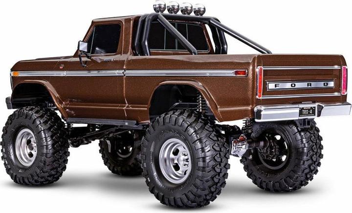 Immagine prodotto Traxxas TRX-4 79 Ford F150 High-Trail 1/10 Crawler RTR blu spazzolato, senza batteria e caricatore (RTR pronto all'uso)