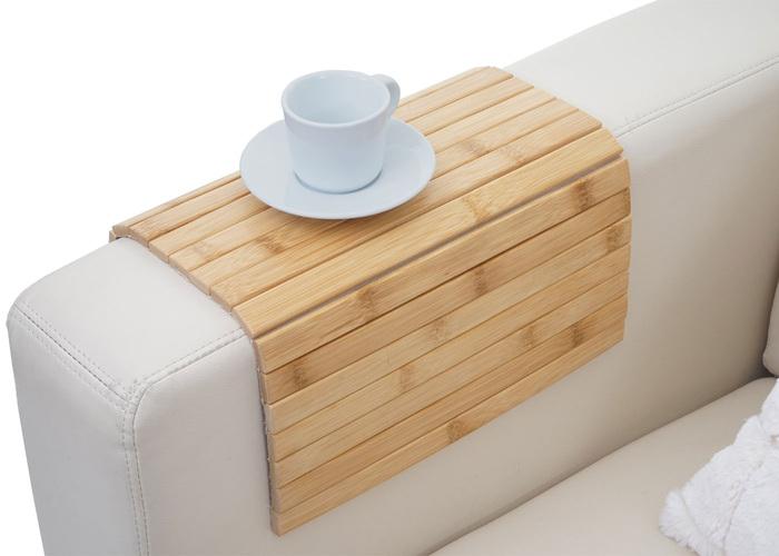 Image du produit Swisshandel24 2x tablette d'accoudoir, tablette flexible Sofa-Butler