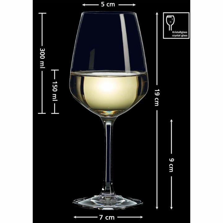 Produktbild Ritzenhoff & Breker Weiáweinglas "MAMBO", 0,3 l (30 cl, 4 Gläser, Weissweingläser)
