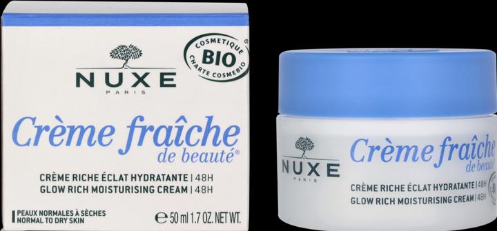 Image du produit Nuxe Crème Fraiche De Beauté Riche Hydratante BIO 50 ml (50 ml, Crème de jour)