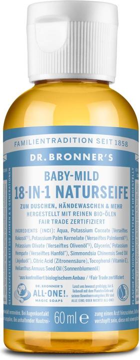Dr. Bronner's 18-IN-1 Baby Mild (Flüssigseife, 60 ml)