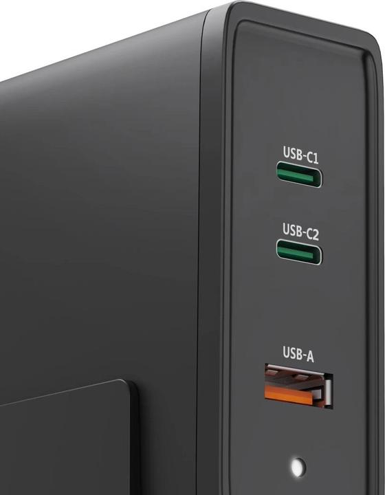 Actual product image Hama Universal USB-C charging station, GaN, 3 ports, Power Delivery (PD), 5-28V/140W (140 W)