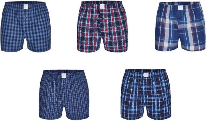 Produktbild Mg-1 Web-Boxershorts Casual Locker sitzend (XXL, 5er Pack)