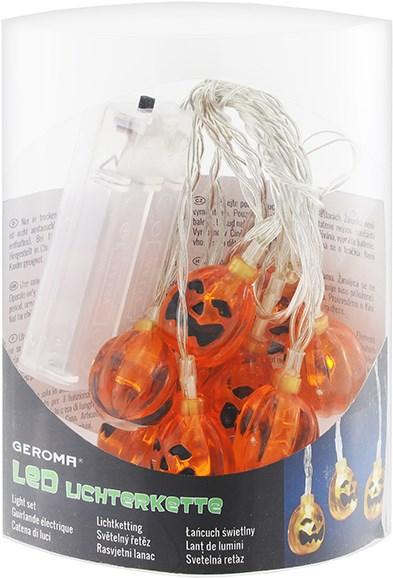 Produktbild Fasnacht Lichterkette Kürbis