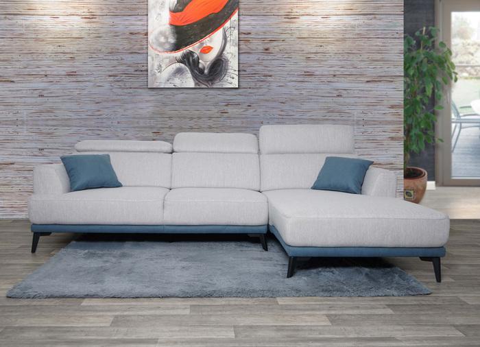 Produktbild Swisshandel24 Sofa, Couch Ecksofa L-Form 3-Sitzer, Liegefläche Nosagfederung Taschenfederkern verstellbar - rechts (3-Sitzer)