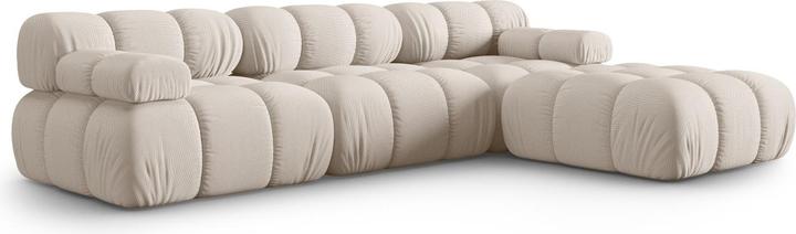 Actual product image Micadoni Modular Sofa, "Bellis", 4 Seats, 282x188x70Made in Europe (2 person sofa, 3-seater, 4-seater)