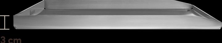 Produktbild Burnhard Plancha Grillplatte Edelstahl EARL 42,5 x 39,6 x 3 cm