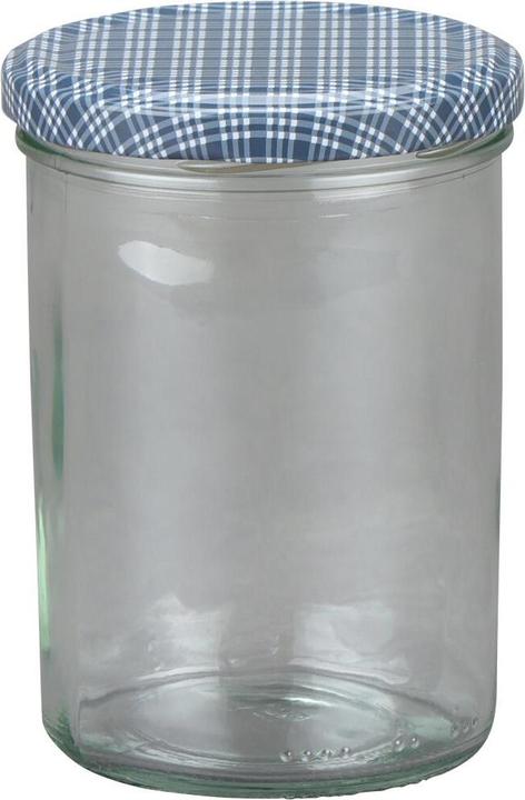 Produktbild Siena Garden Siena Sturz-Glas "Cucinare" 2TO440, 15er-Pack blau/weiss, TwistOff 440 ml (1 Stk., 0.44 l)