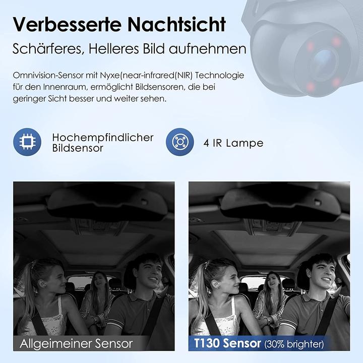 Image du produit Viofo T130 3 Lens WiFi App 2k