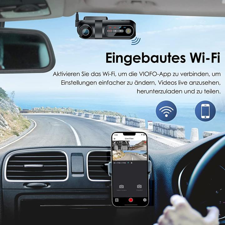 Image du produit Viofo T130 3 Lens WiFi App 2k