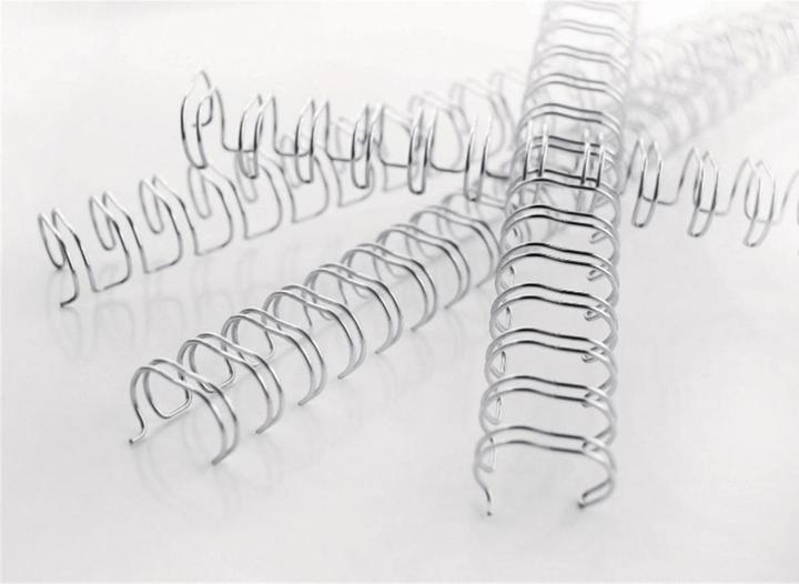 Image du produit GBC Fil de reliure 14mm, 34 anneaux, argent, 100 pcs.