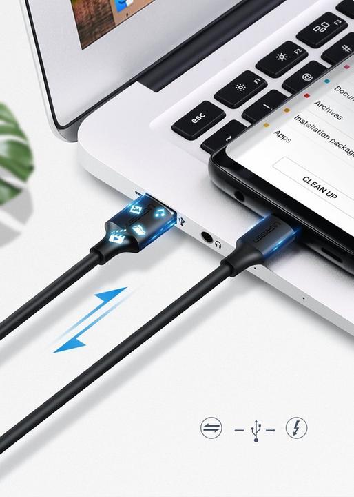 Produktbild Ugreen USB A 2.0 zu USB C Datenkabel (1 m, USB 2.0)