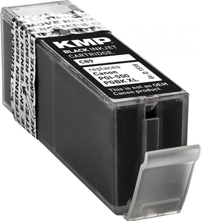 Produktbild KMP C89 Tintenpatrone kompatibel mit Canon PGI-550PGBK (BK)