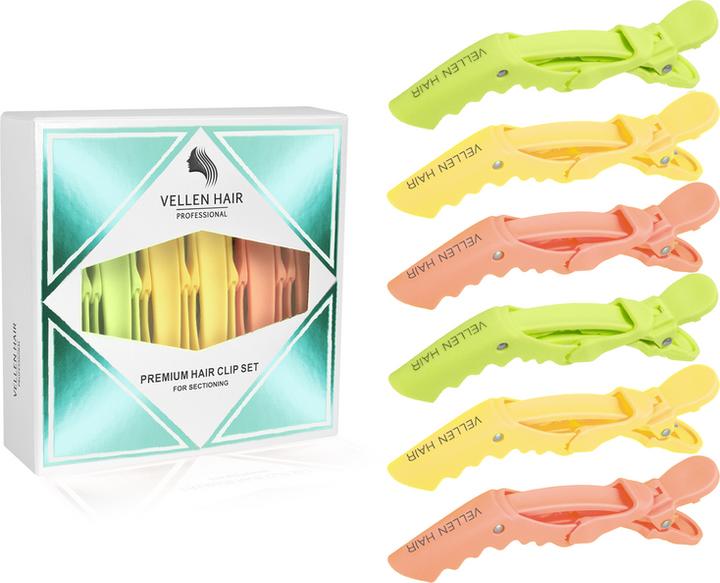Vellen Hair Aligator Haarclips Set 6er Pack (6 Stk.)