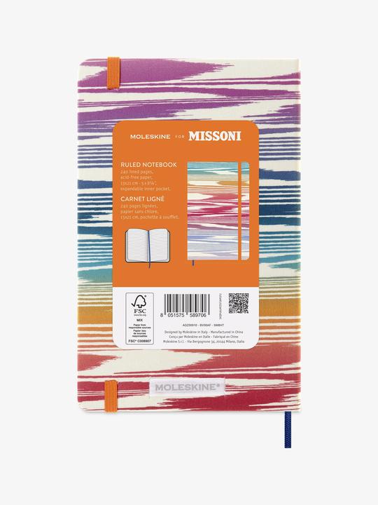 Actual product image Moleskine Notebook red (A5, Checked, Hardcover)