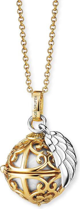 Engelsrufer Palla canterina con ala (Ottone, Argento 925, 45 cm)
