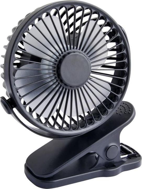 Produktbild Blow Tischventilator mit Clip 10 cm USB + Akku schwarz